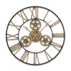 Wall Clock 23.75"D Iron 1 Aa Battery, Not Included