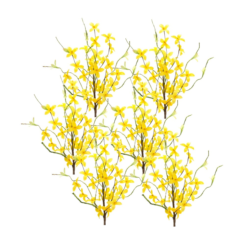 Forsythia Pick (Set Of 6) 19"H Polyester