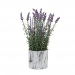 Potted Lavender (Set Of 2) 5.75"D x 17.75"H Plastic