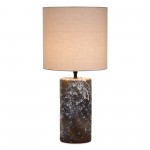 Table Lamp 24"H Ceramic/Linen