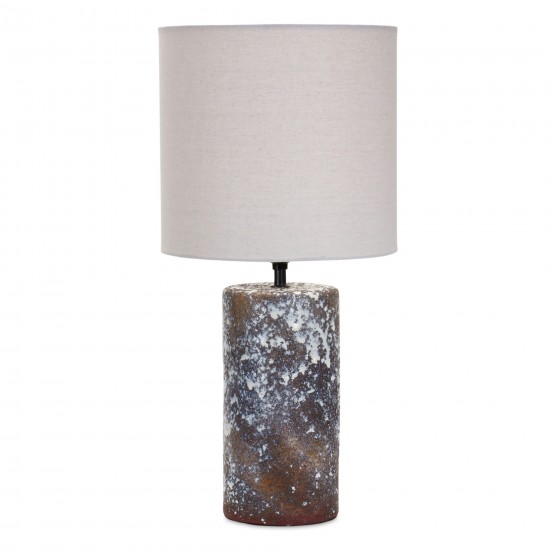 Table Lamp 24"H Ceramic/Linen