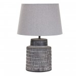 Table Lamp 21"H Terra Cotta/Linen