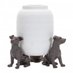 Dog Pot Holder (Set Of 6) 5"H Resin