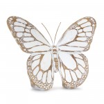 Butterfly (Set Of 3) 6.75"L x 5.5"H, 7"L x 5.5"H, 7.25"L x 5.75"H Resin