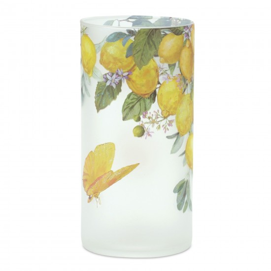 Lemon Candle Holder (Set Of 6) 4"D x 8"H Glass