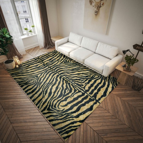 Akina AK1 Gold 2'3" x 7'6" Runner Rug