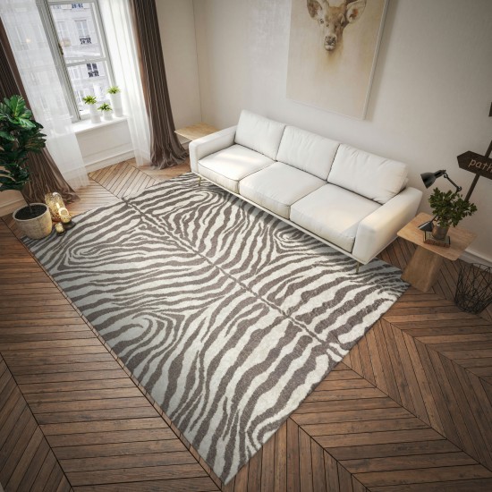 Akina AK1 Mocha 2'3" x 7'6" Runner Rug