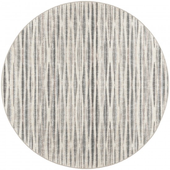 Amador AA1 Ivory 4' x 4' Round Rug