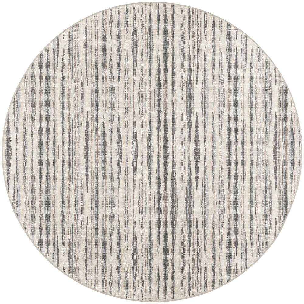 Amador AA1 Ivory 4' x 4' Round Rug Amador AA1 Ivory 4' x 4' Round Rug