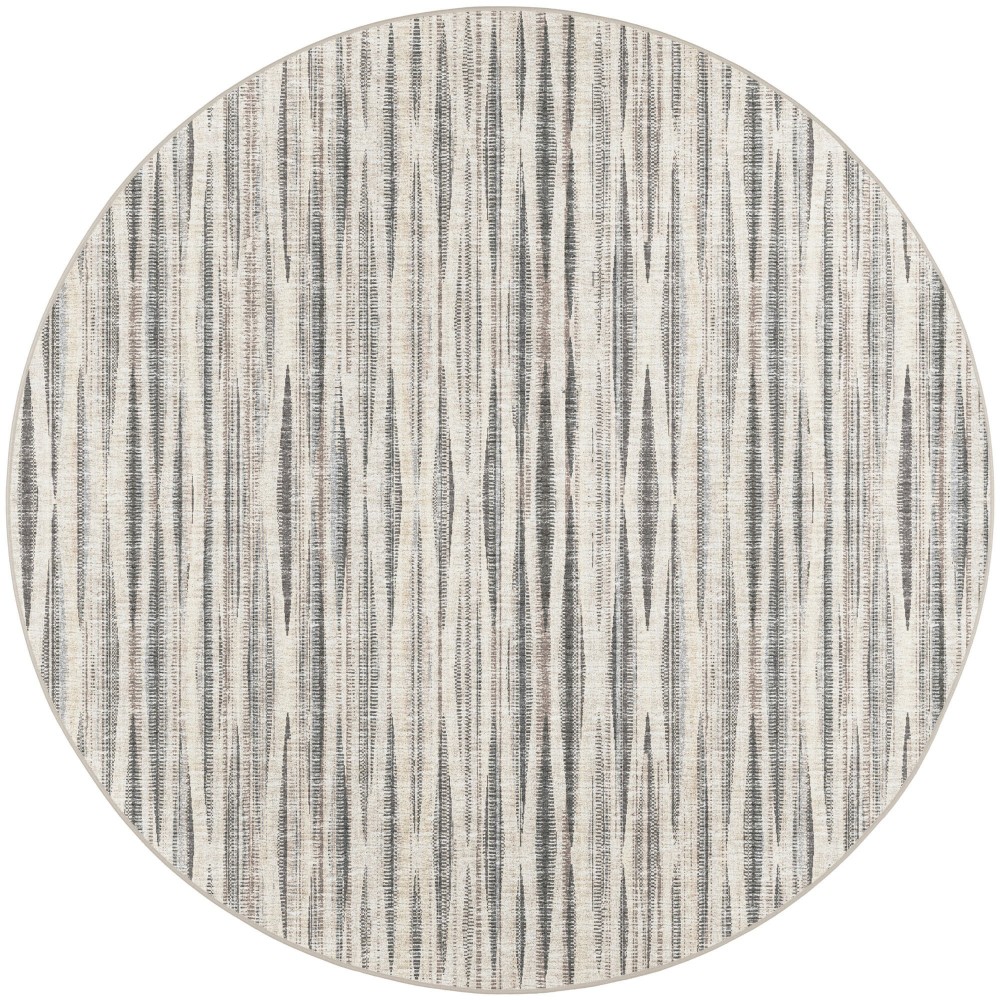 Amador AA1 Ivory 6' x 6' Round Rug