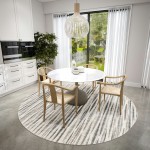 Amador AA1 Ivory 8' x 8' Round Rug