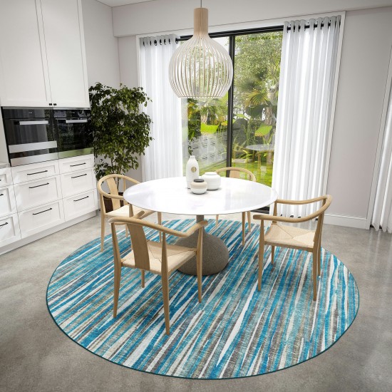 Amador AA1 Sky 10' x 10' Round Rug