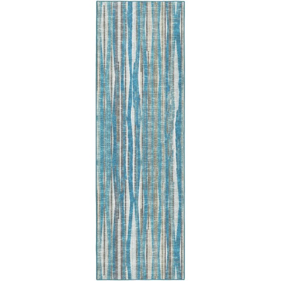 Amador AA1 Sky 2'6" x 8' Runner Rug