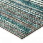 Amador AA1 Teal 10' x 10' Round Rug