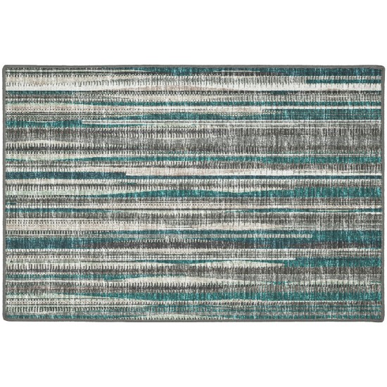 Amador AA1 Teal 2' x 3' Rug