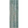 Amador AA1 Teal 2'6" x 8' Runner Rug