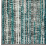 Amador AA1 Teal 2'6" x 10' Runner Rug