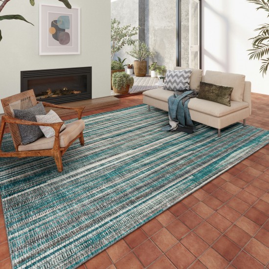 Amador AA1 Teal 3' x 5' Rug