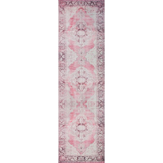 Amanti AM1 Blush 2'3" x 7'7" Runner Rug