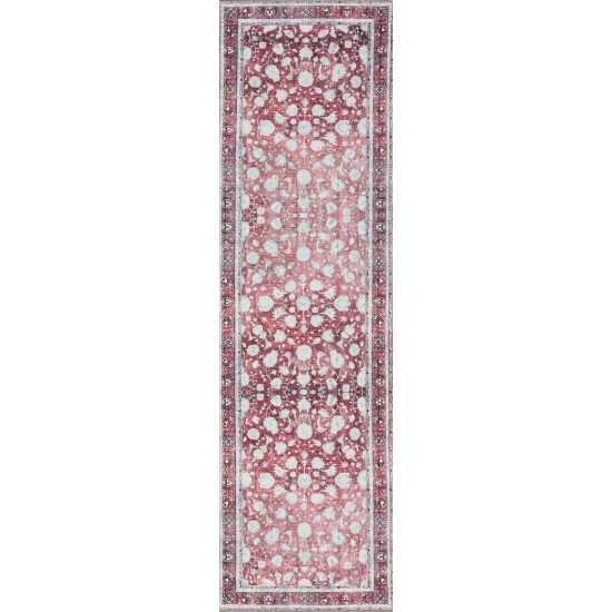 Amanti AM2 Brick 2'3" x 7'7" Runner Rug