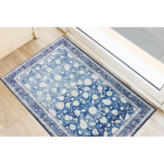 Amanti AM2 Navy 1'8" x 2'6" Rug