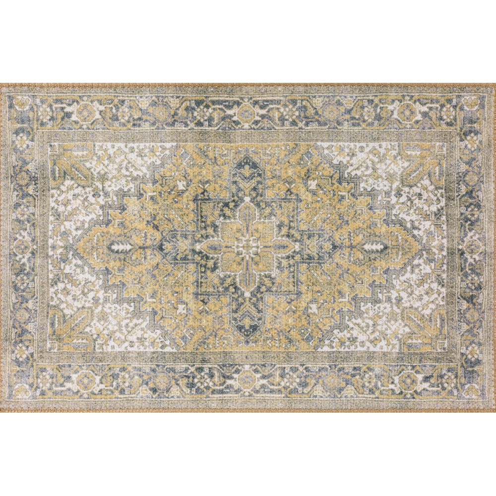 Amanti AM3 Gold 1'8" x 2'6" Rug