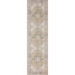 Amanti AM3 Gold 2'3" x 7'7" Runner Rug