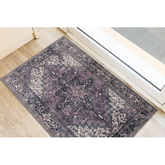 Amanti AM3 Plum 1'8" x 2'6" Rug