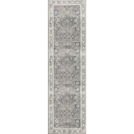 Amanti AM4 Mushroom 2'3" x 7'7" Runner Rug