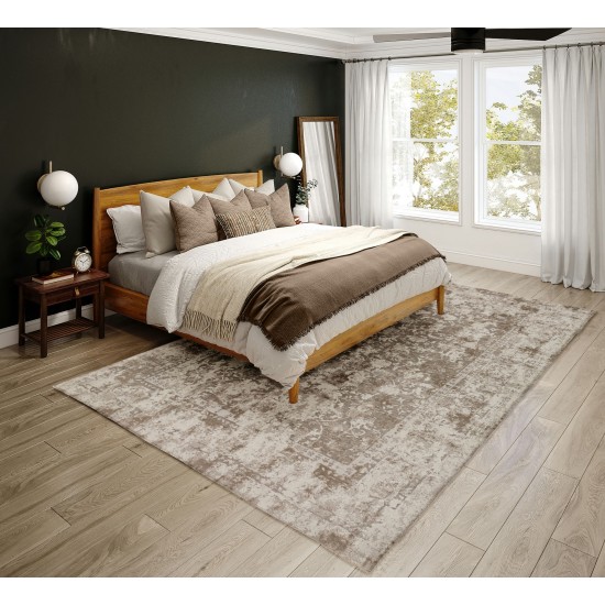 Antalya AY2 Taupe 5'3" x 7'8" Rug