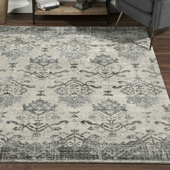 Antigua AN11 Pewter 5'3" x 7'7" Rug