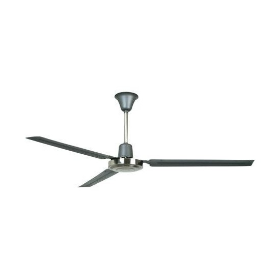 56" Utility Ceiling Fan in Titanium/Brushed Chrome