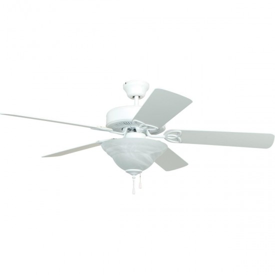 52" Brilliante 4 Light Ceiling Fan in Brushed Polished Nickel