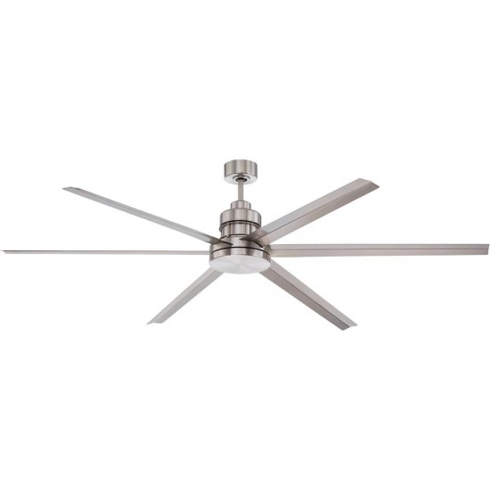 72" Mondo Ceiling Fan in Brushed Polished Nickel