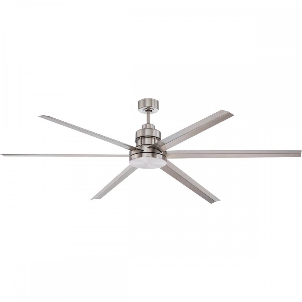 72" Mondo Ceiling Fan in Brushed Polished Nickel
