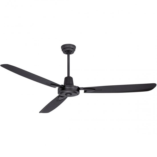 58" Velocity Ceiling Fan in Flat Black