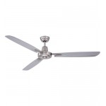 58" Velocity Ceiling Fan in Brushed Polished Nickel