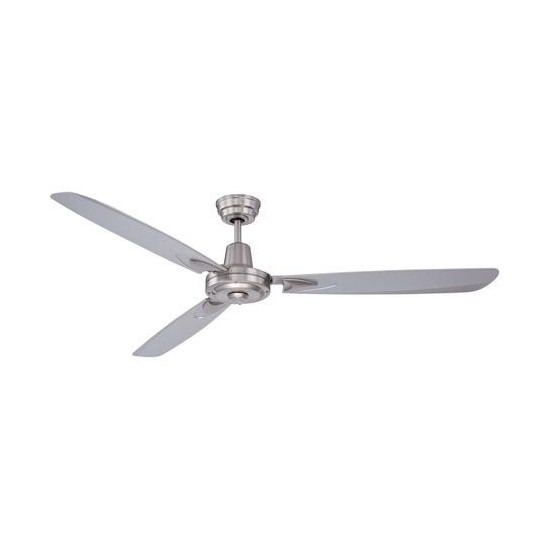 58" Velocity Ceiling Fan in Brushed Polished Nickel