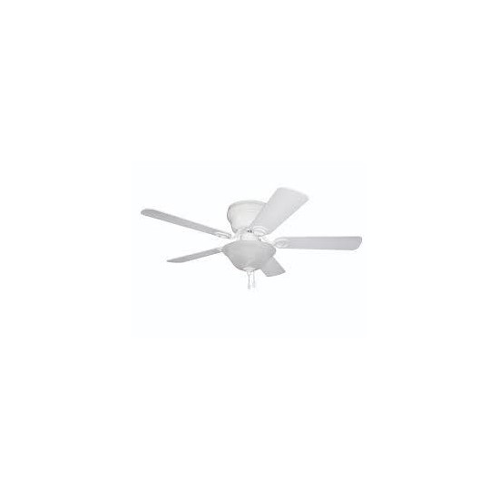 42" Wyman Ceiling Fan in White, WC42WW5C1