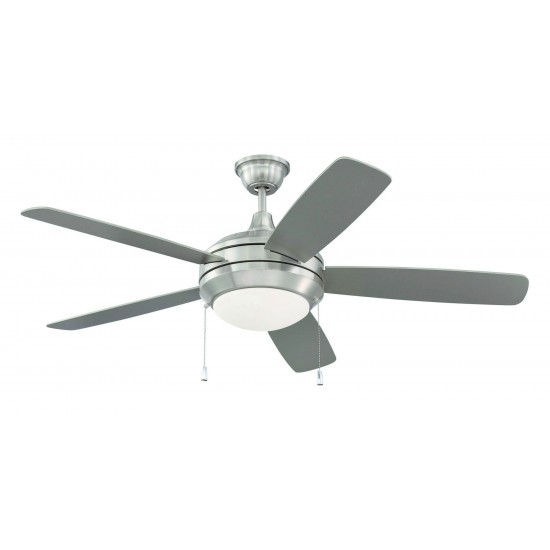 56" Illusion Ceiling Fan in Polished Nickel