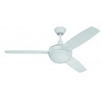 Targas Ceiling Fan in White