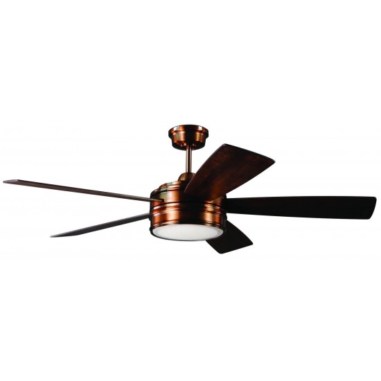 52" Braxton Ceiling Fan in Brushed Copper