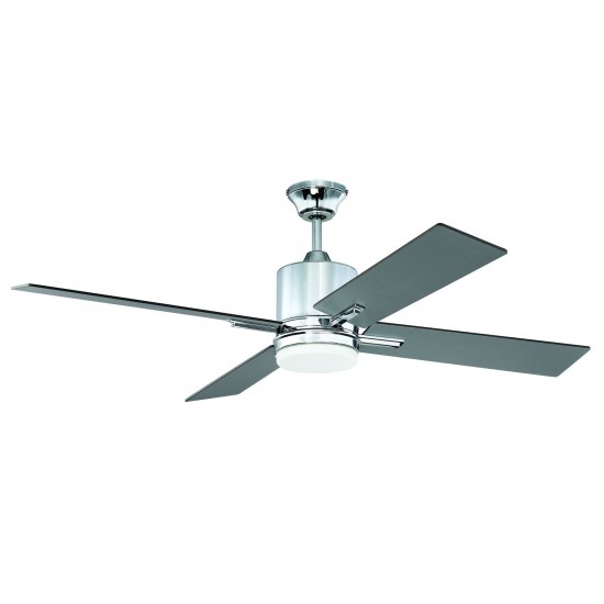 52" Teana Ceiling Fan in Chrome, TEA52CH4