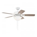 42" Twist N Click Ceiling Fan in White