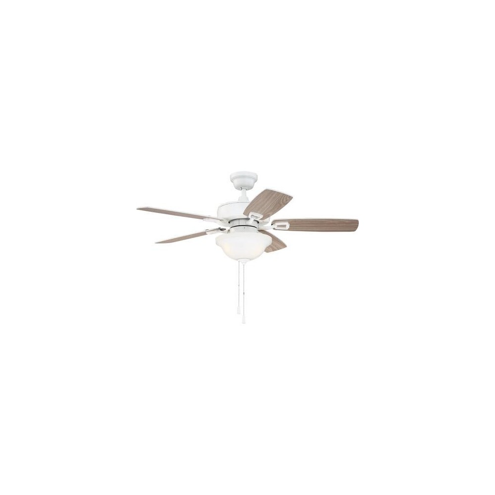 42" Twist N Click Ceiling Fan in White