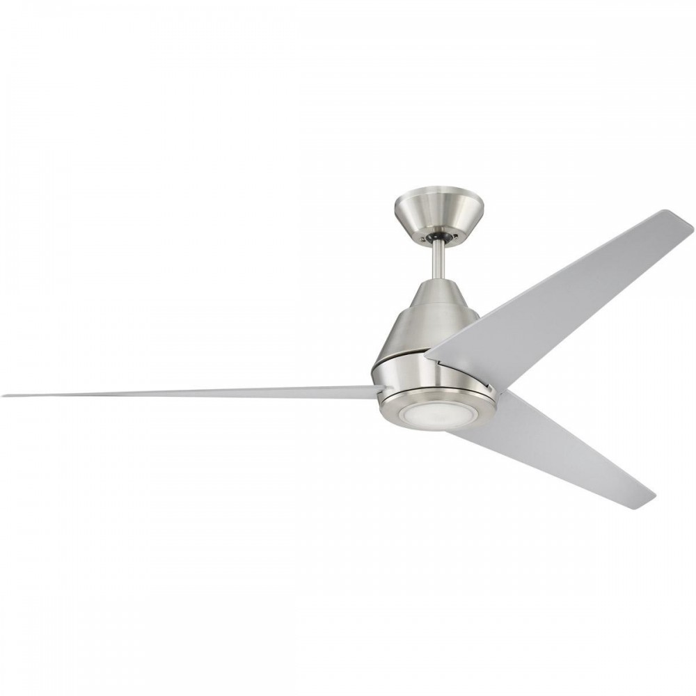 56" Acadian Ceiling Fan in Brushed Polished Nickel, ACA56BNK3-UCI