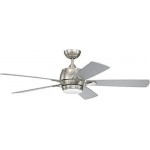 52" Stellar Ceiling Fan in Brushed Polished Nickel, STE52BNK5-UCI