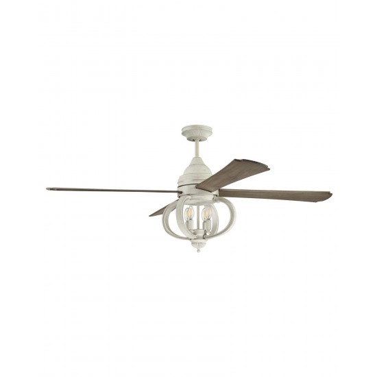 60" Augusta Ceiling Fan in Cottage White