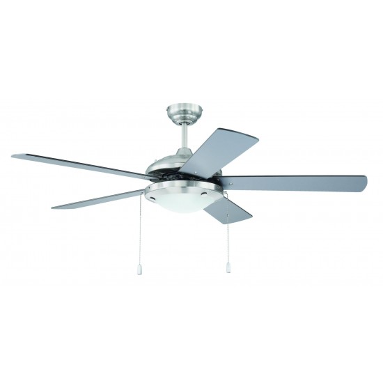 52" Nikia fan - Brushed Polished Nickel