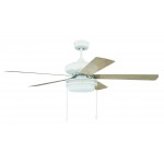 52" Stonegate fan - White